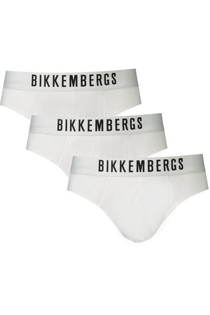 BIKKEMBERGS SLIP UOMO BIANCO