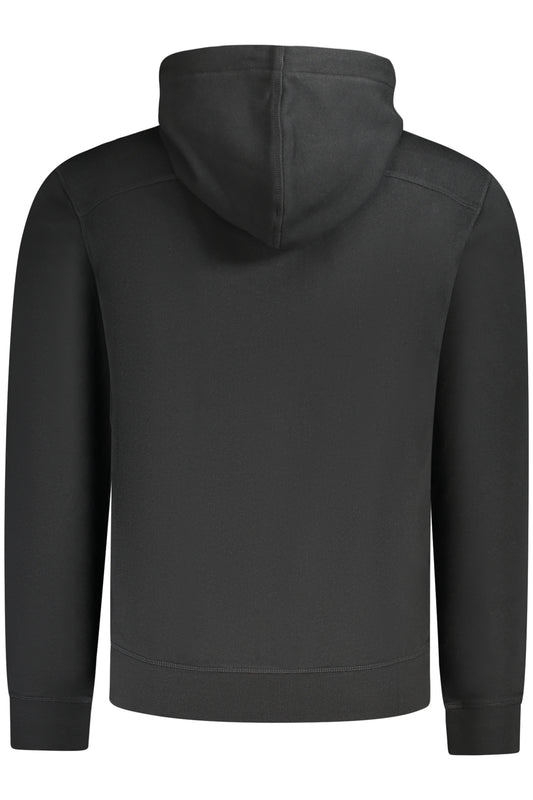 BOSS FELPA CON ZIP UOMO NERO