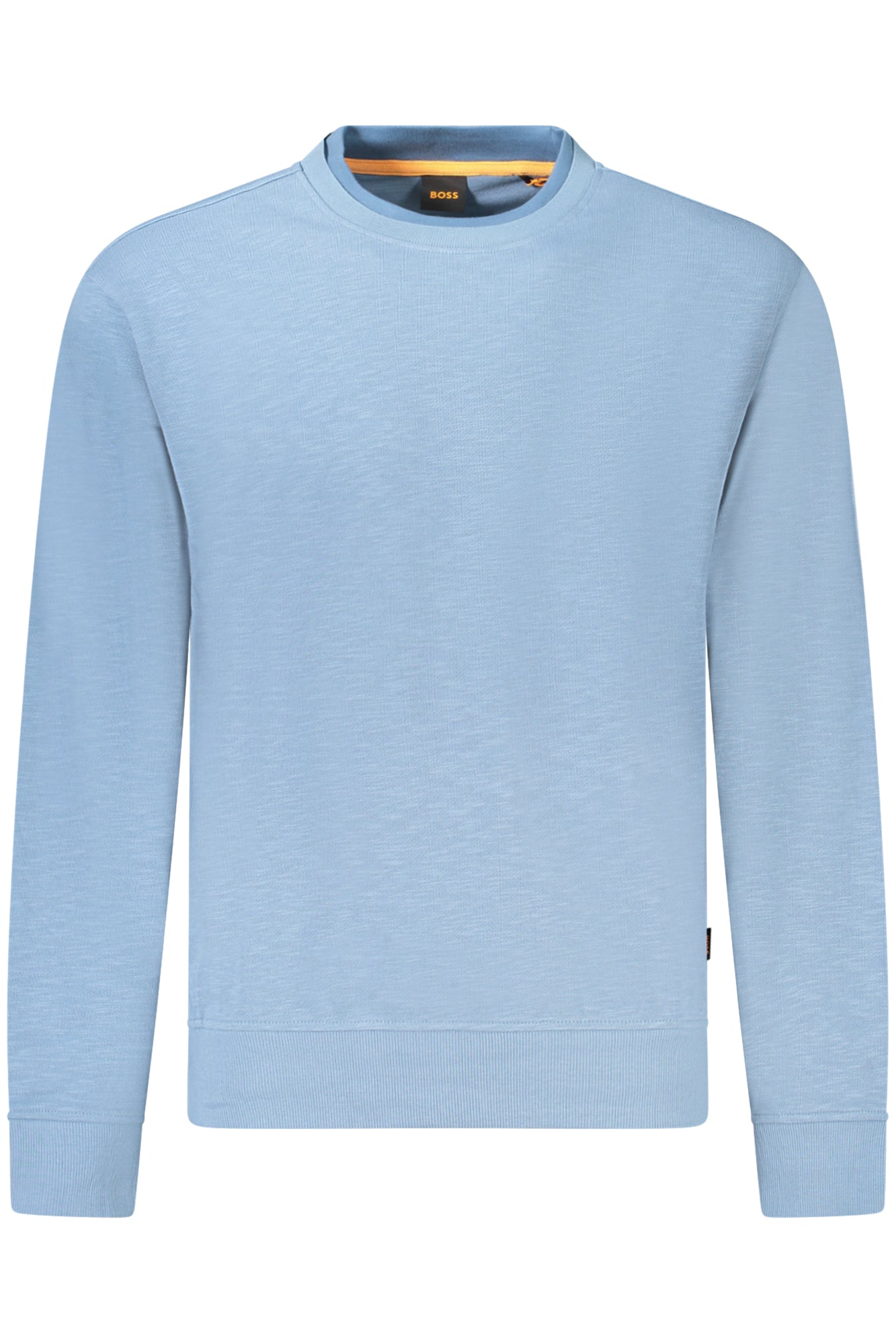BOSS FELPA SENZA ZIP UOMO AZZURRO
