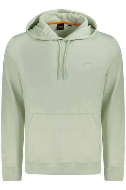 BOSS FELPA SENZA ZIP UOMO VERDE
