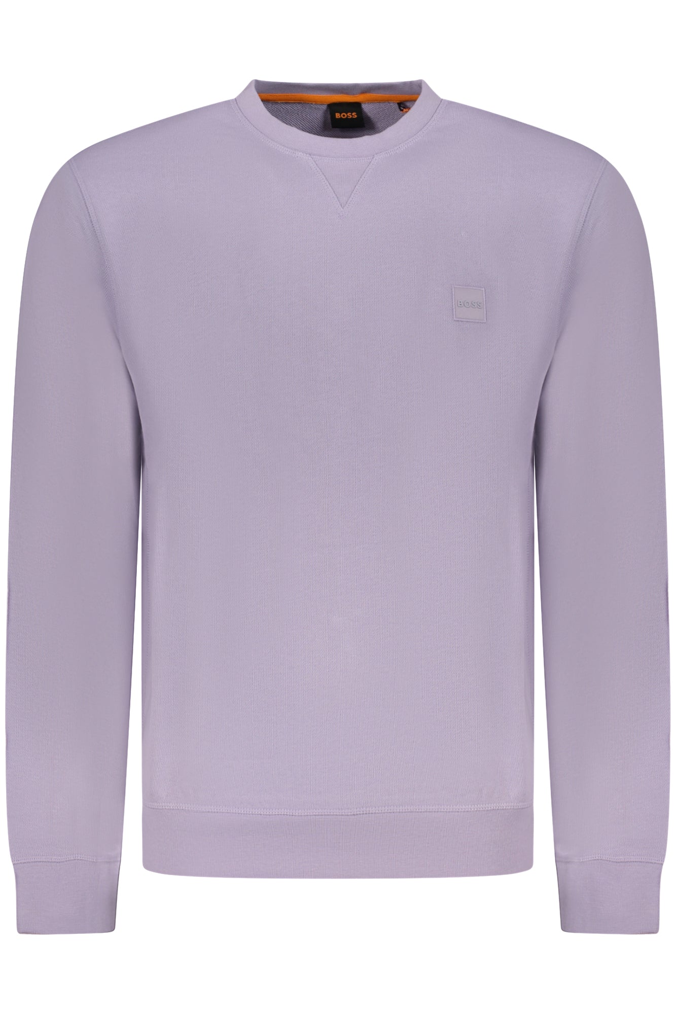 BOSS FELPA SENZA ZIP UOMO VIOLA
