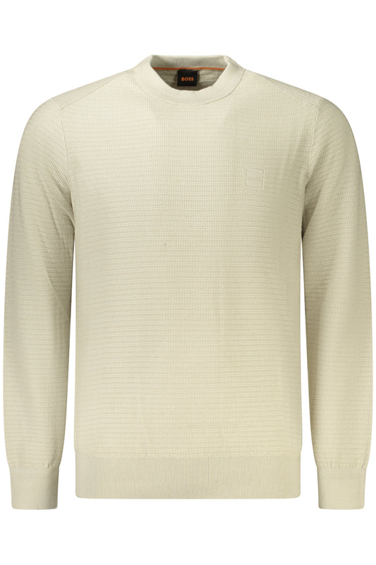 BOSS MAGLIA UOMO BEIGE
