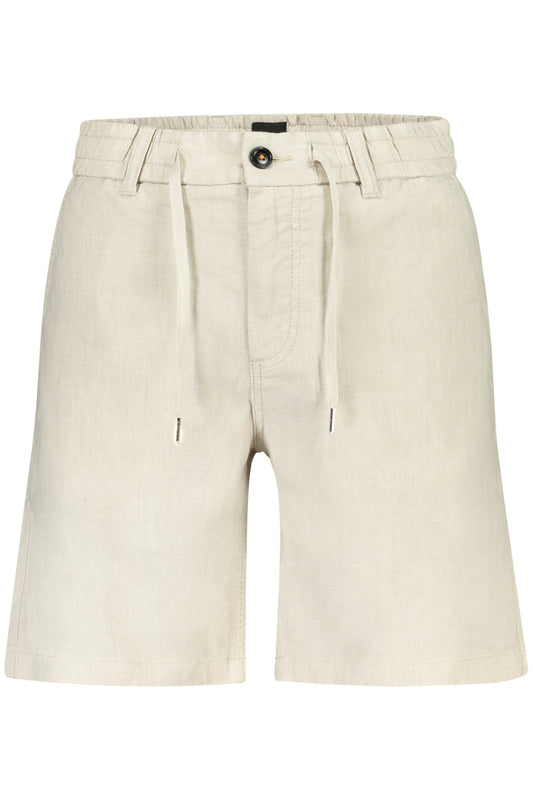 BOSS PANTALONE BERMUDA UOMO BEIGE