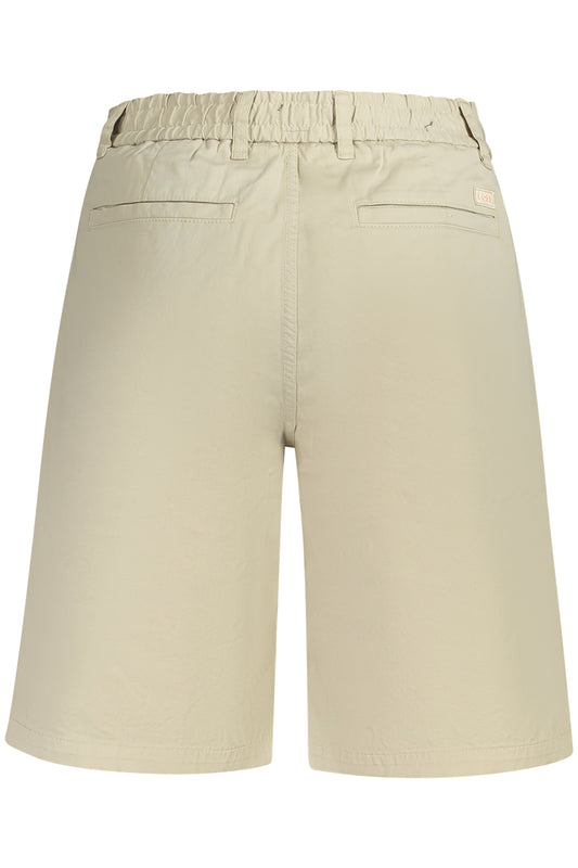 BOSS PANTALONE BERMUDA UOMO BEIGE