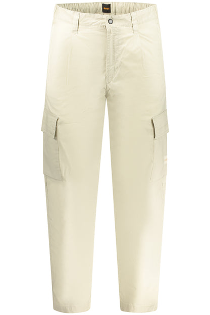 BOSS PANTALONE UOMO BEIGE