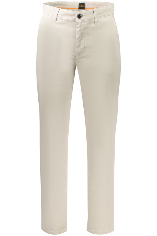 BOSS PANTALONE UOMO BEIGE