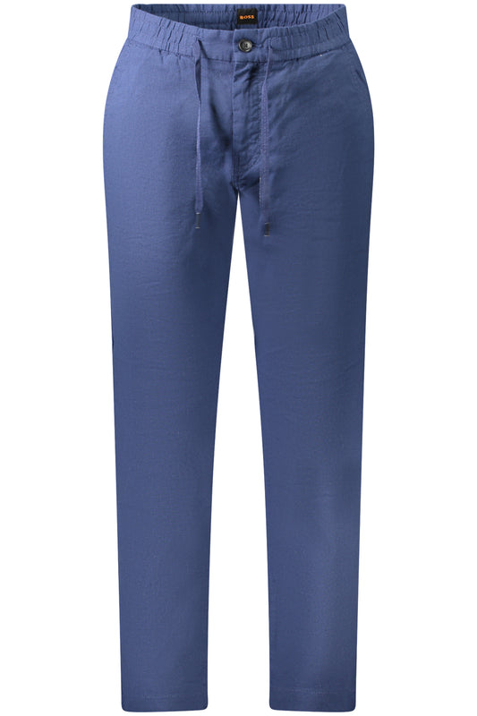 BOSS PANTALONE UOMO BLU