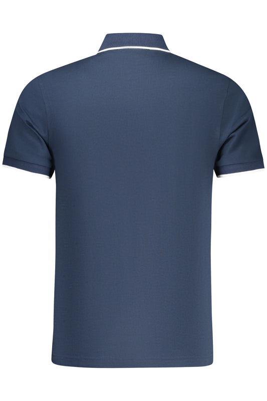 BOSS POLO MANICHE CORTE UOMO BLU