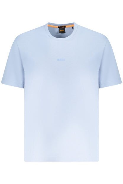 BOSS T-SHIRT MANICHE CORTE UOMO AZZURRO