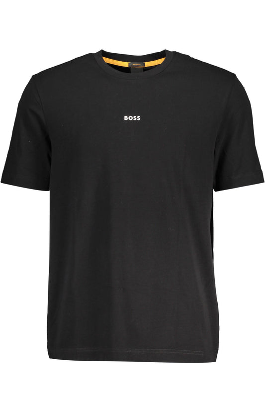 BOSS T-SHIRT MANICHE CORTE UOMO NERO
