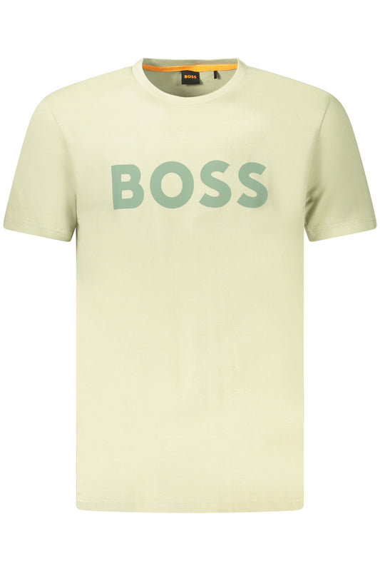 BOSS T-SHIRT MANICHE CORTE UOMO VERDE