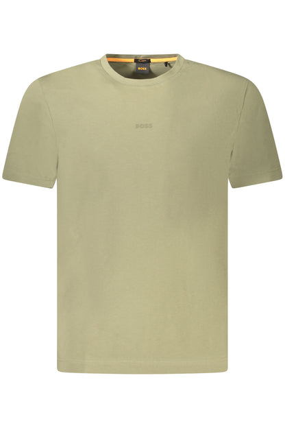 BOSS T-SHIRT MANICHE CORTE UOMO VERDE