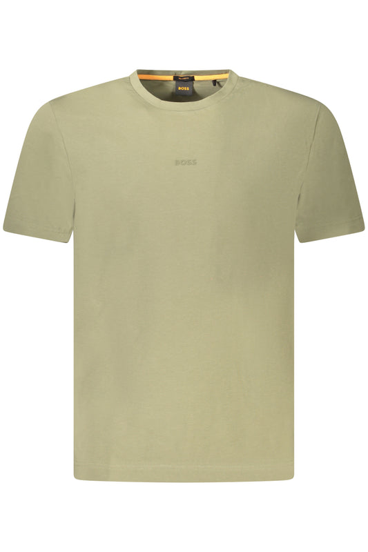 BOSS T-SHIRT MANICHE CORTE UOMO VERDE