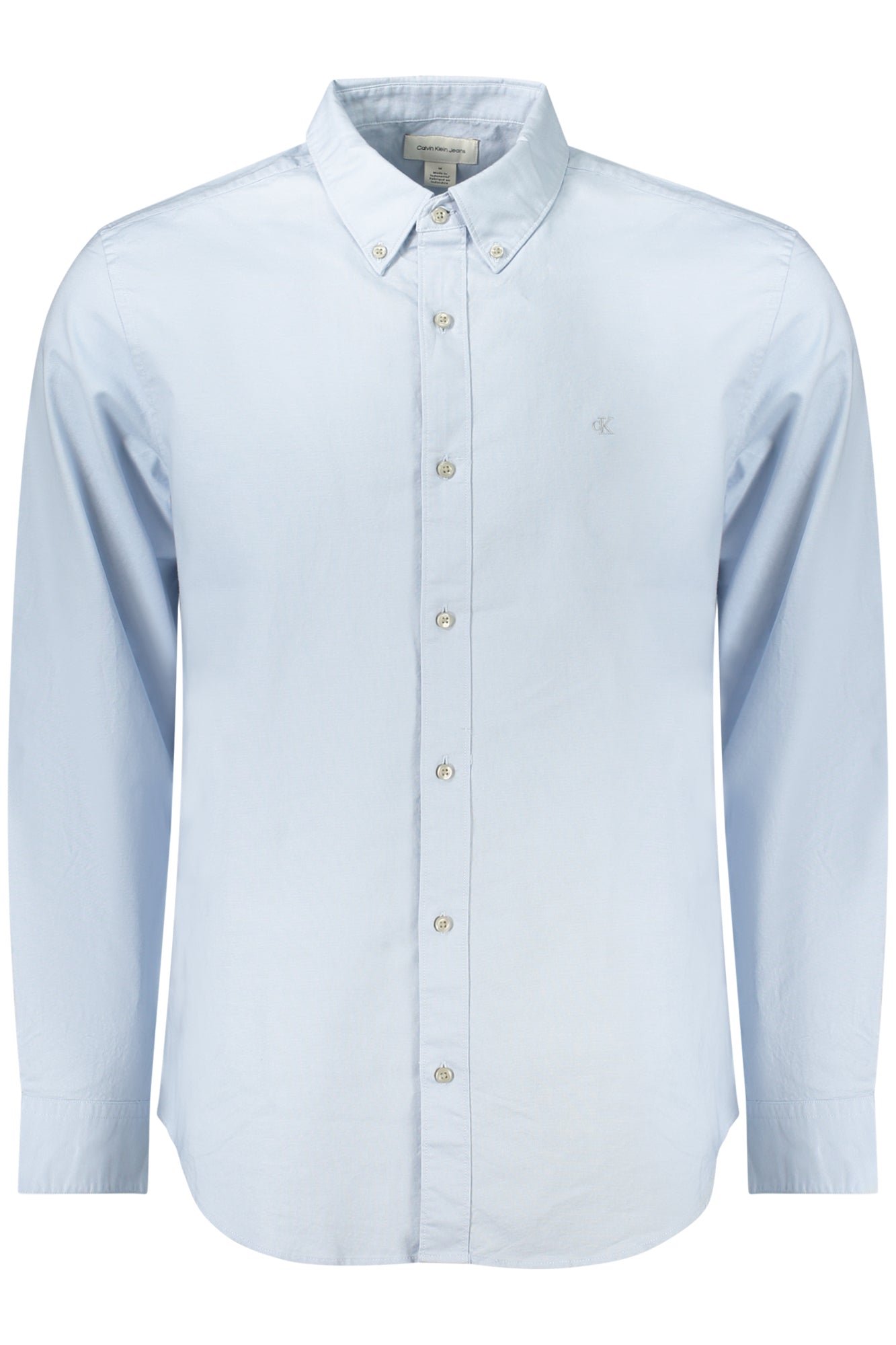 CALVIN KLEIN CAMICIA MANICHE LUNGHE UOMO AZZURRO