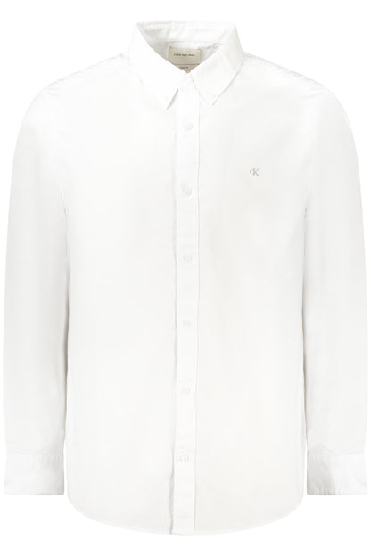 CALVIN KLEIN CAMICIA MANICHE LUNGHE UOMO BIANCO