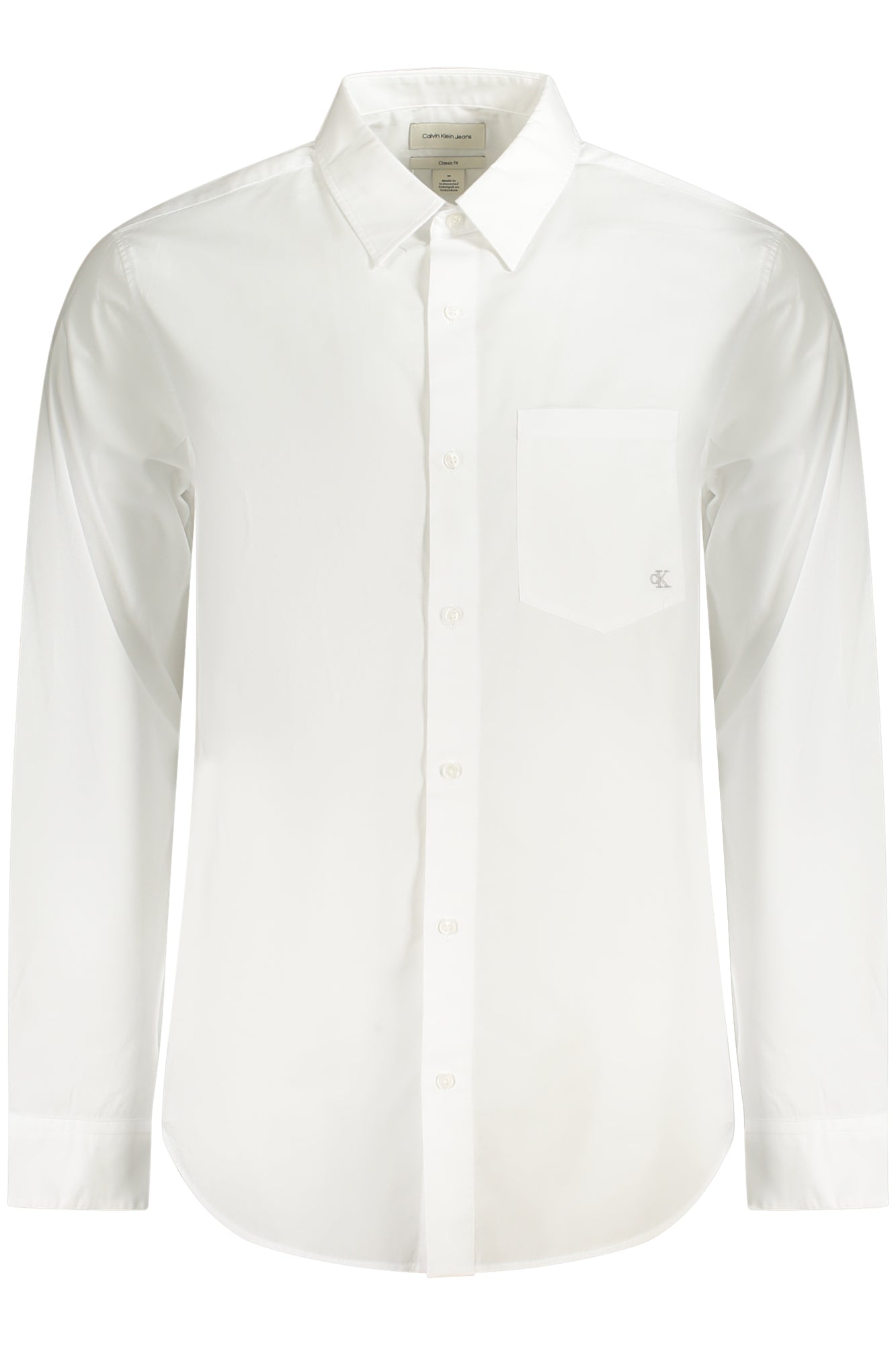 CALVIN KLEIN CAMICIA MANICHE LUNGHE UOMO BIANCO