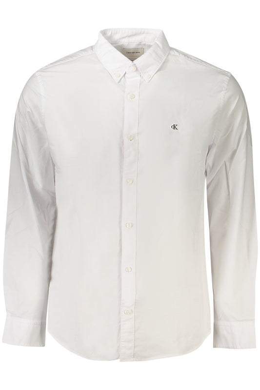 CALVIN KLEIN CAMICIA MANICHE LUNGHE UOMO BIANCO