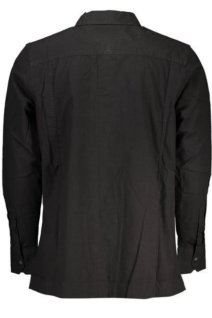 CALVIN KLEIN CAMICIA MANICHE LUNGHE UOMO NERO