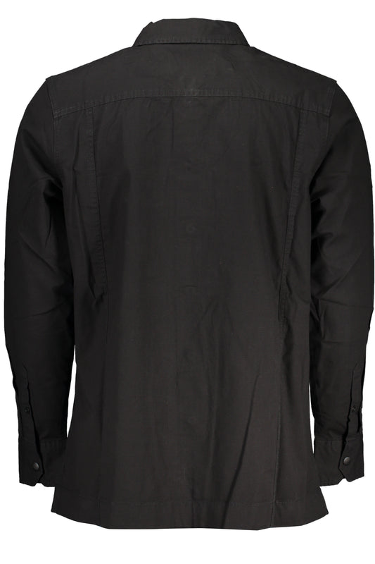 CALVIN KLEIN CAMICIA MANICHE LUNGHE UOMO NERO