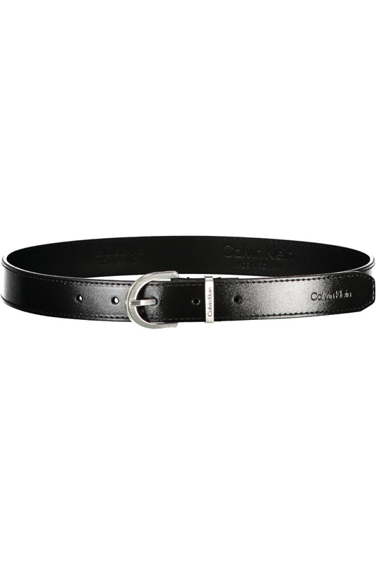 CALVIN KLEIN CINTURA IN PELLE DONNA NERO