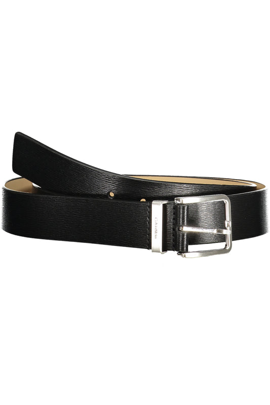 CALVIN KLEIN CINTURA IN PELLE UOMO NERO