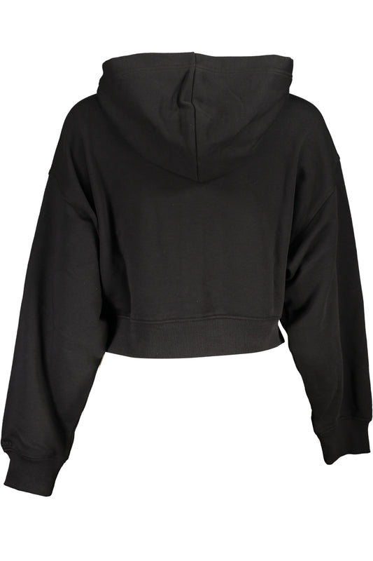 CALVIN KLEIN FELPA CON ZIP DONNA NERO