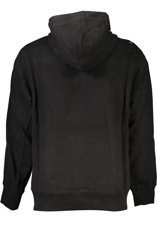 CALVIN KLEIN FELPA CON ZIP UOMO NERO
