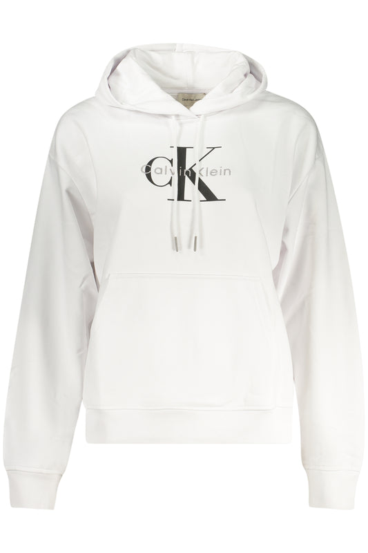 CALVIN KLEIN FELPA SENZA ZIP DONNA BIANCO