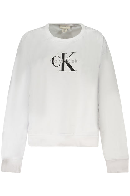 CALVIN KLEIN FELPA SENZA ZIP DONNA BIANCO