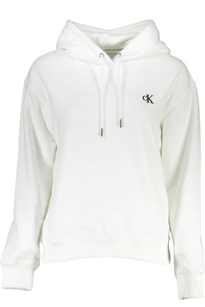 CALVIN KLEIN FELPA SENZA ZIP DONNA BIANCO