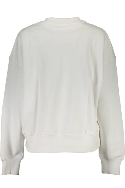 CALVIN KLEIN FELPA SENZA ZIP DONNA BIANCO