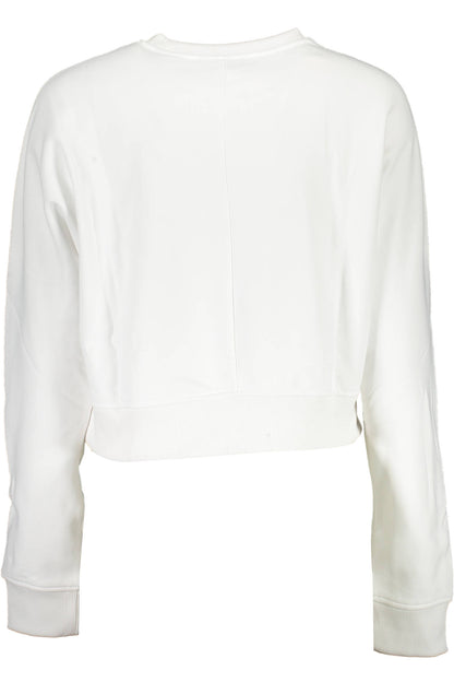 CALVIN KLEIN FELPA SENZA ZIP DONNA BIANCO