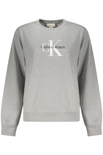 CALVIN KLEIN FELPA SENZA ZIP DONNA GRIGIO