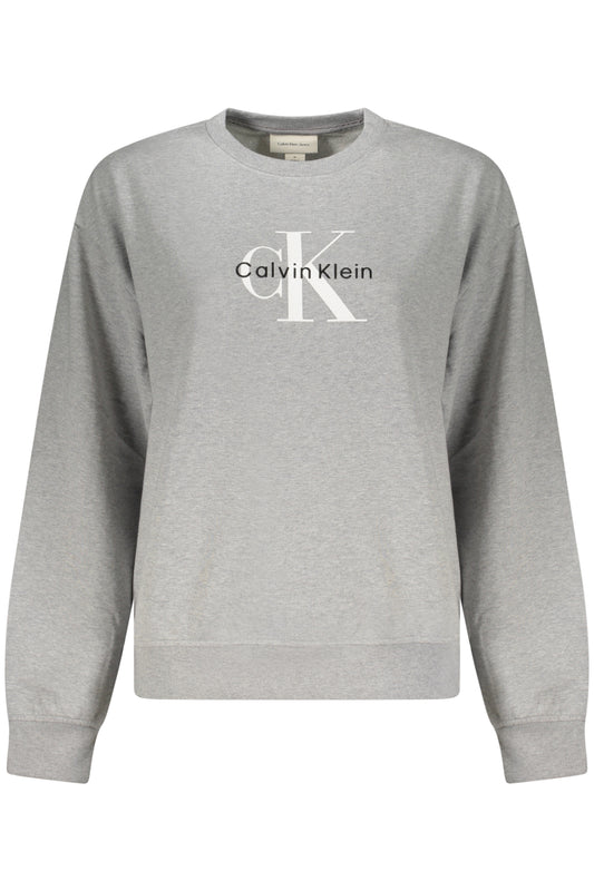 CALVIN KLEIN FELPA SENZA ZIP DONNA GRIGIO
