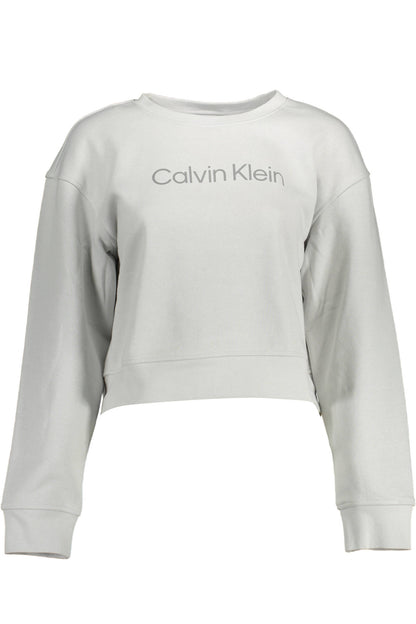 CALVIN KLEIN FELPA SENZA ZIP DONNA GRIGIO
