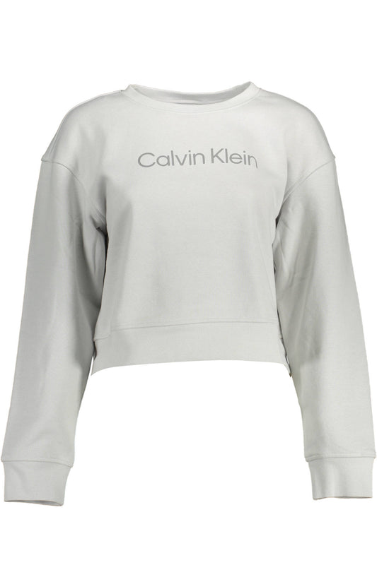 CALVIN KLEIN FELPA SENZA ZIP DONNA GRIGIO