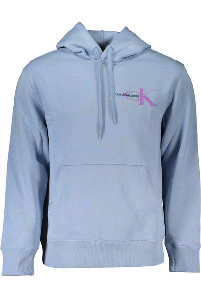 CALVIN KLEIN FELPA SENZA ZIP UOMO AZZURRO