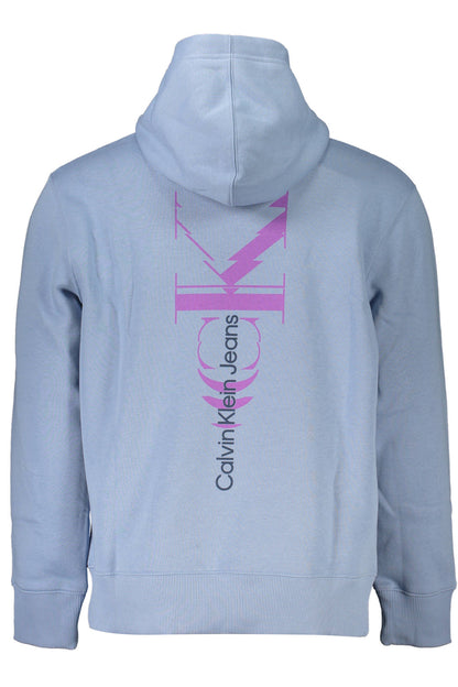 CALVIN KLEIN FELPA SENZA ZIP UOMO AZZURRO