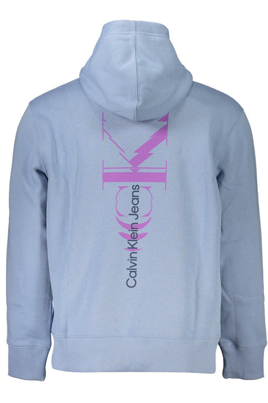 CALVIN KLEIN FELPA SENZA ZIP UOMO AZZURRO