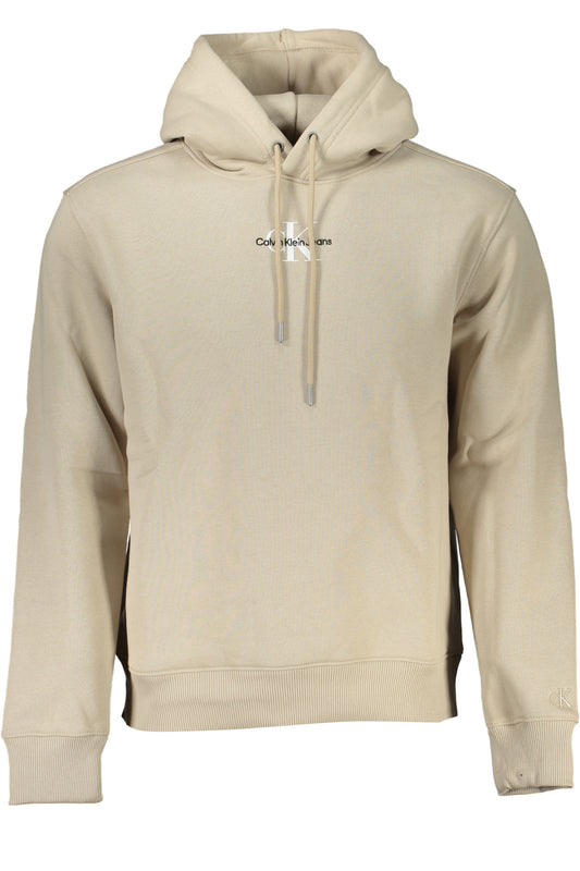 CALVIN KLEIN FELPA SENZA ZIP UOMO BEIGE