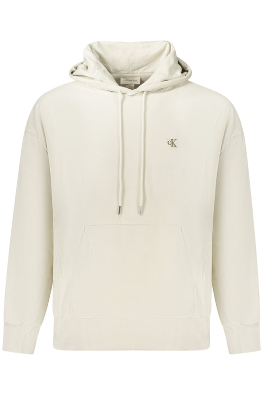 CALVIN KLEIN FELPA SENZA ZIP UOMO BEIGE