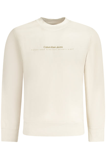 CALVIN KLEIN FELPA SENZA ZIP UOMO BEIGE
