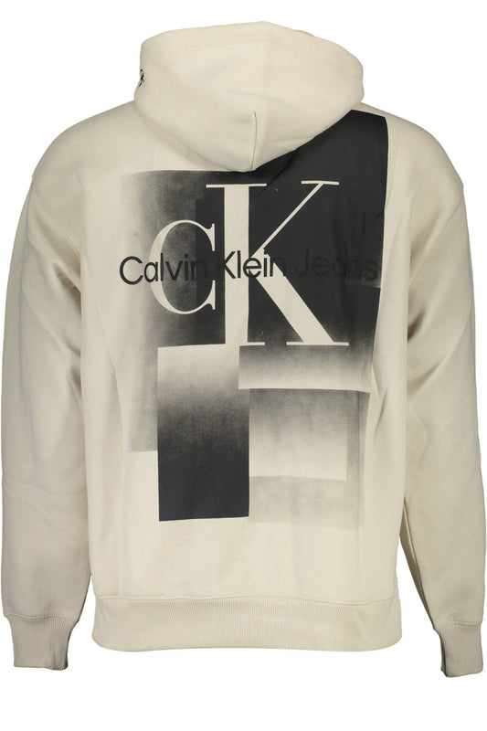 CALVIN KLEIN FELPA SENZA ZIP UOMO BEIGE