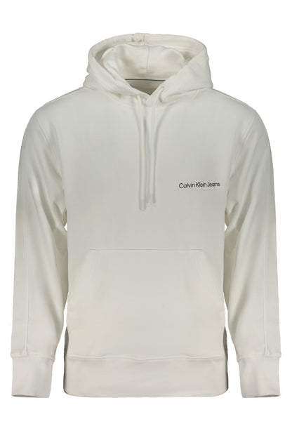 CALVIN KLEIN FELPA SENZA ZIP UOMO BIANCO