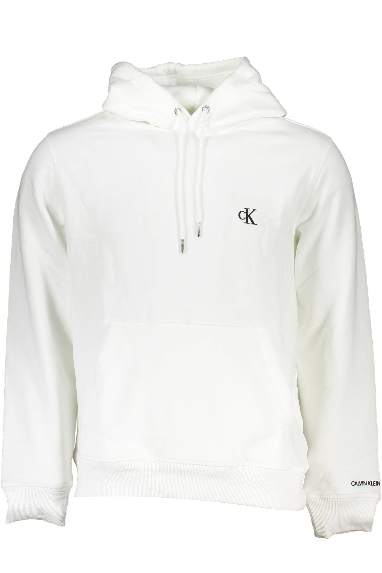 CALVIN KLEIN FELPA SENZA ZIP UOMO BIANCO