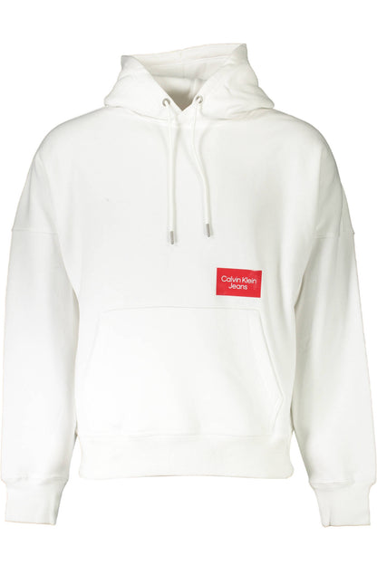 CALVIN KLEIN FELPA SENZA ZIP UOMO BIANCO