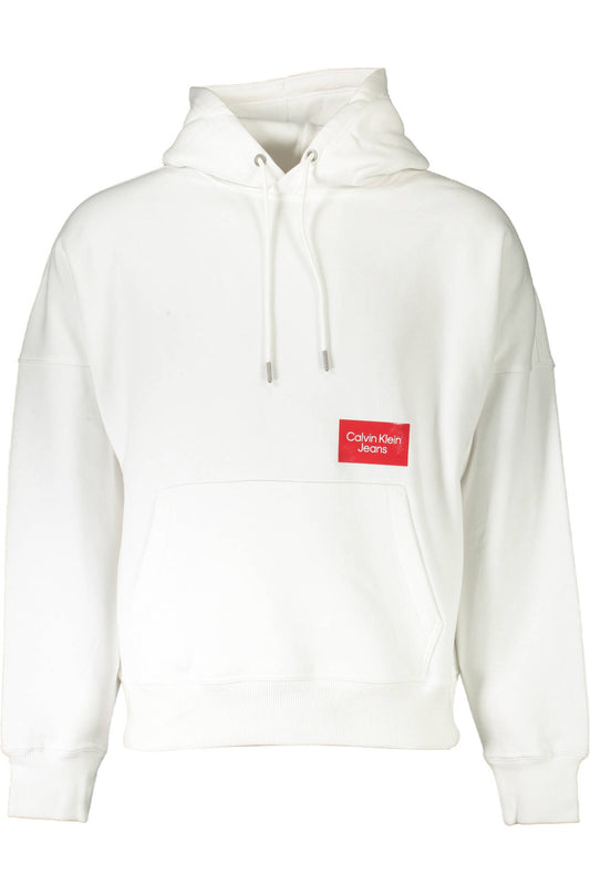 CALVIN KLEIN FELPA SENZA ZIP UOMO BIANCO