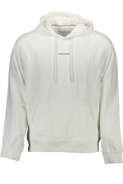CALVIN KLEIN FELPA SENZA ZIP UOMO BIANCO
