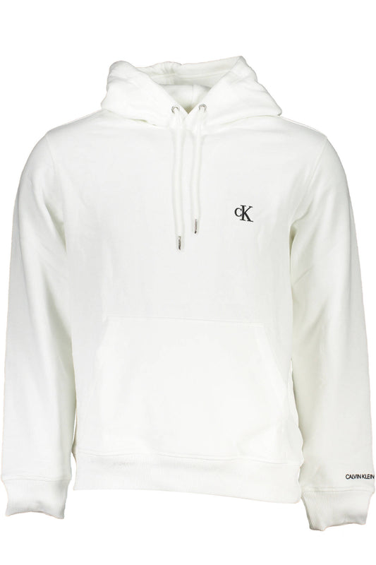 CALVIN KLEIN FELPA SENZA ZIP UOMO BIANCO