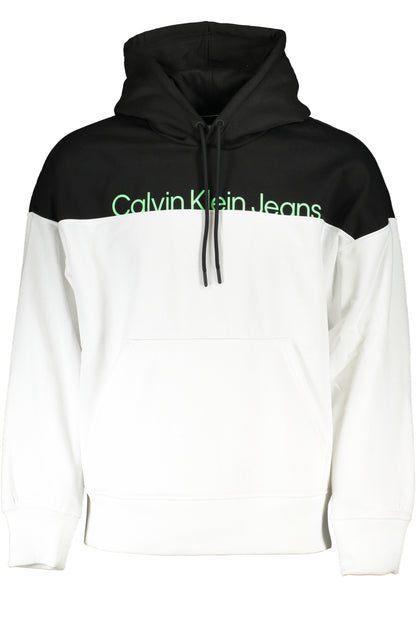CALVIN KLEIN FELPA SENZA ZIP UOMO BIANCO